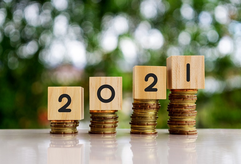 Business and New Year 2021 Concept