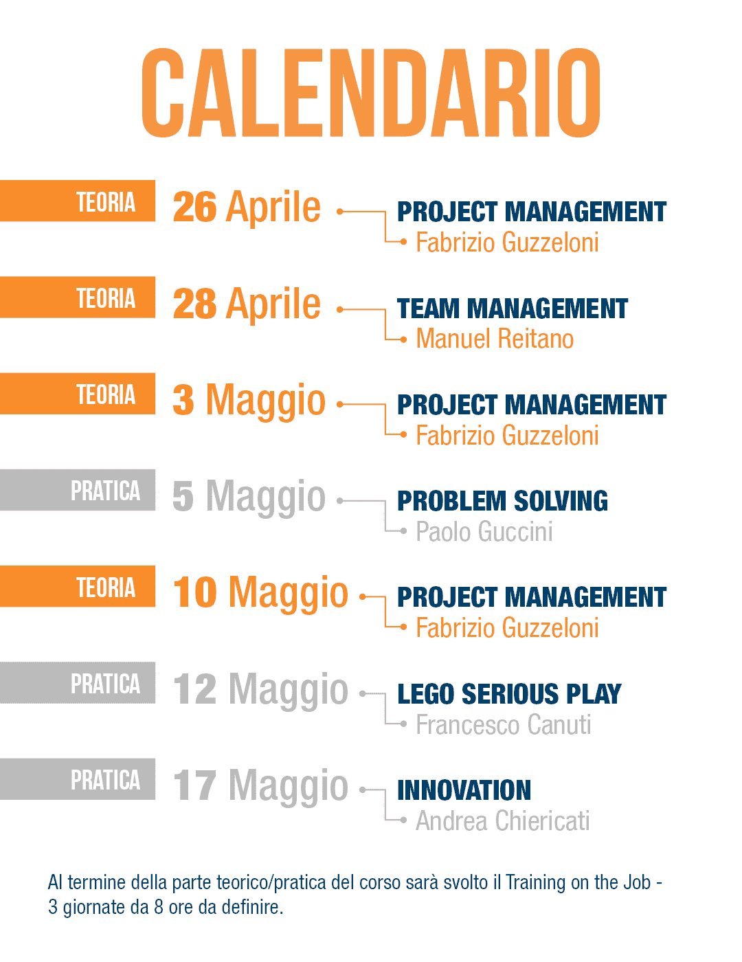 Calendario M-builder Corso Project Management Calendario M-builder Corso Project Management