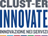 Logo CLUST-ER Innovate dato dalla regione per premiare l'azienda per maggiore innovatrice della regione